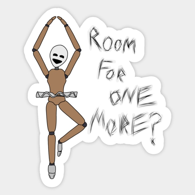 Minireena Fnaf Fazbear Frights - Room For One More Sticker by Not Like The Otters